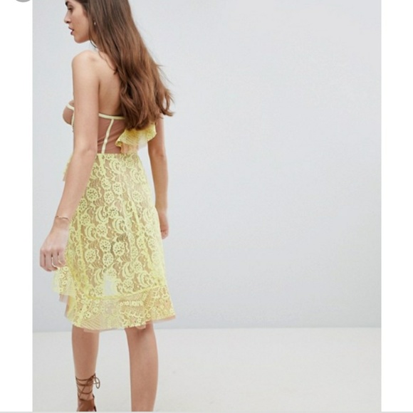 SOLD Love & Lemons Tati Corset Lace Midi Summer - Picture 4 of 8